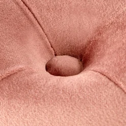 Panca moderna 100x45cm in tessuto rosa oro Napoleon