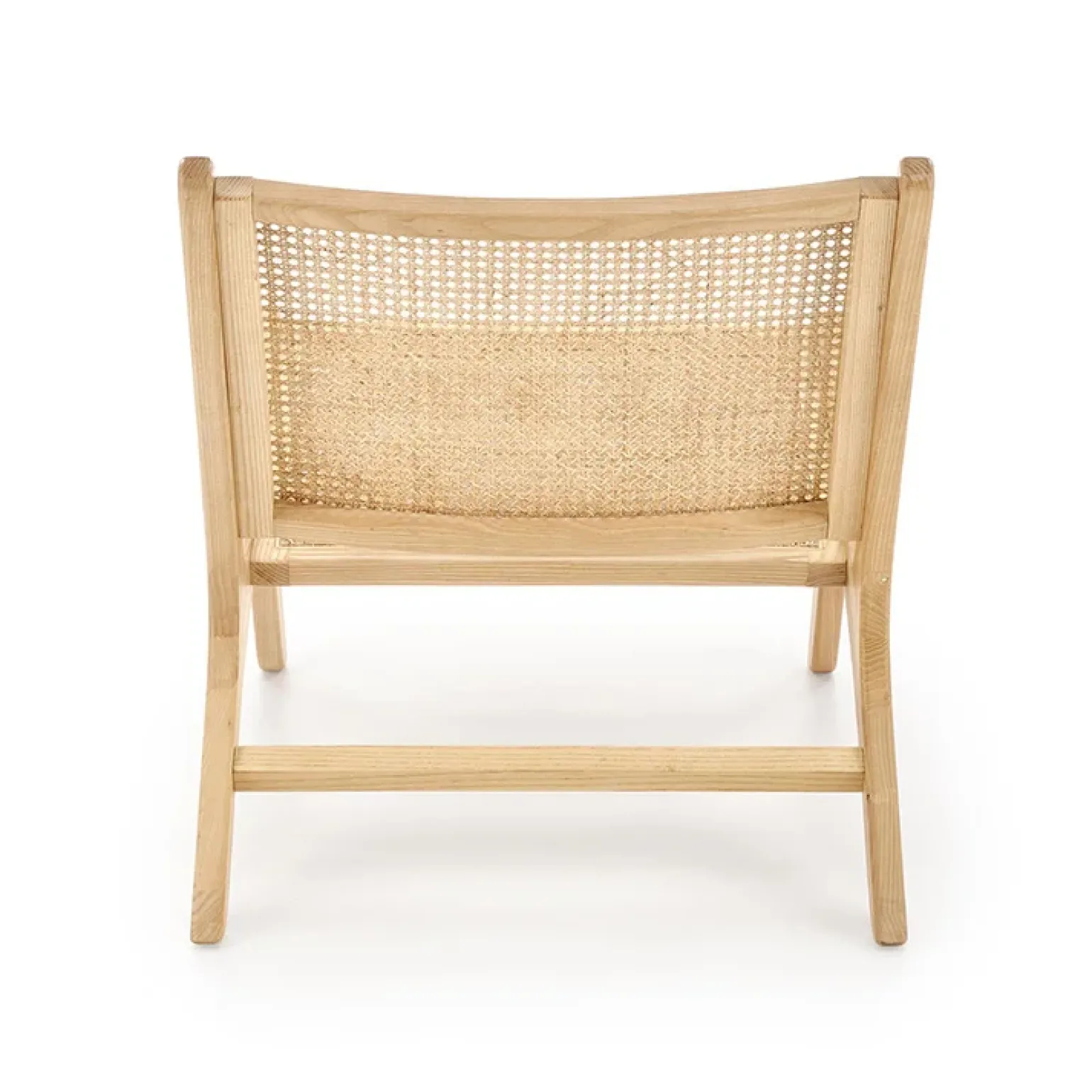 Panca relax moderna in rattan naturale Salvin