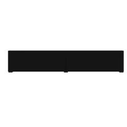 Parete attrezzata 226x140h cm nero rovere Fusion 1