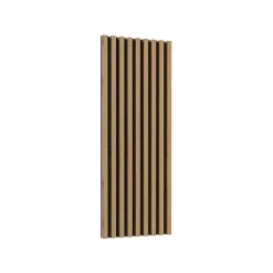 Parete attrezzata 200x196h cm soggiorno rovere nero Favorita
