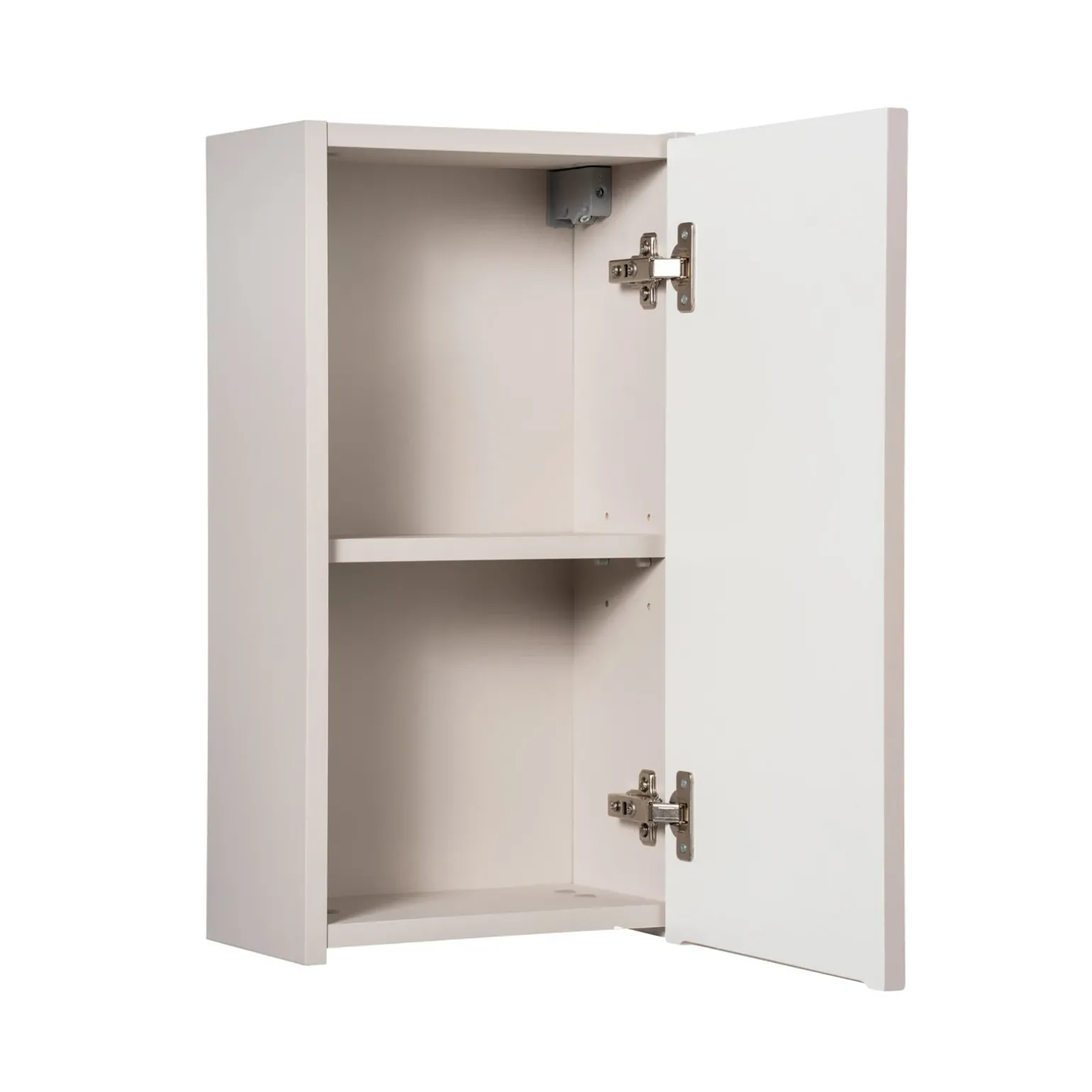 Pensile bagno sospeso 30x57h cm cannettato 1 anta beige Cleany