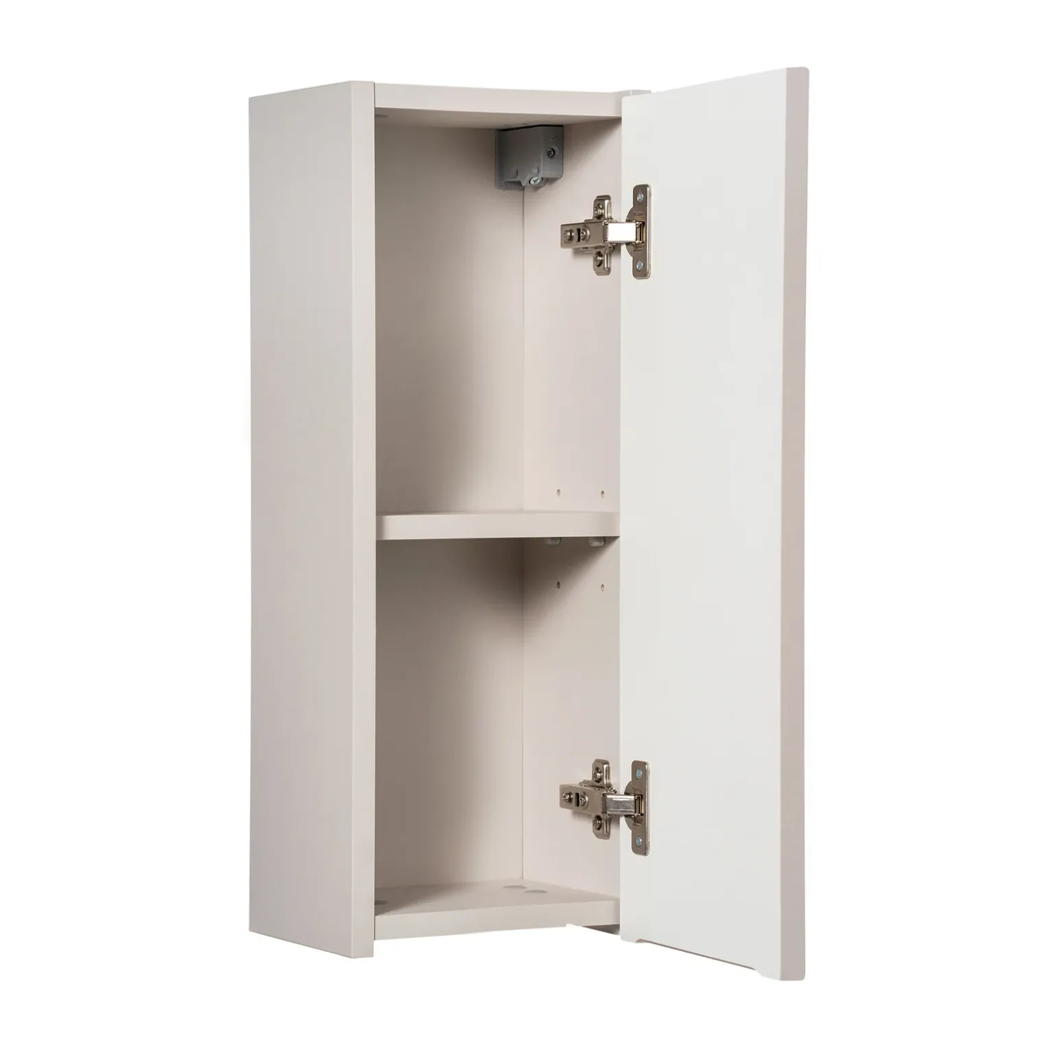 Pensile bagno sospeso 20x57h cm cannettato 1 anta beige Cleany