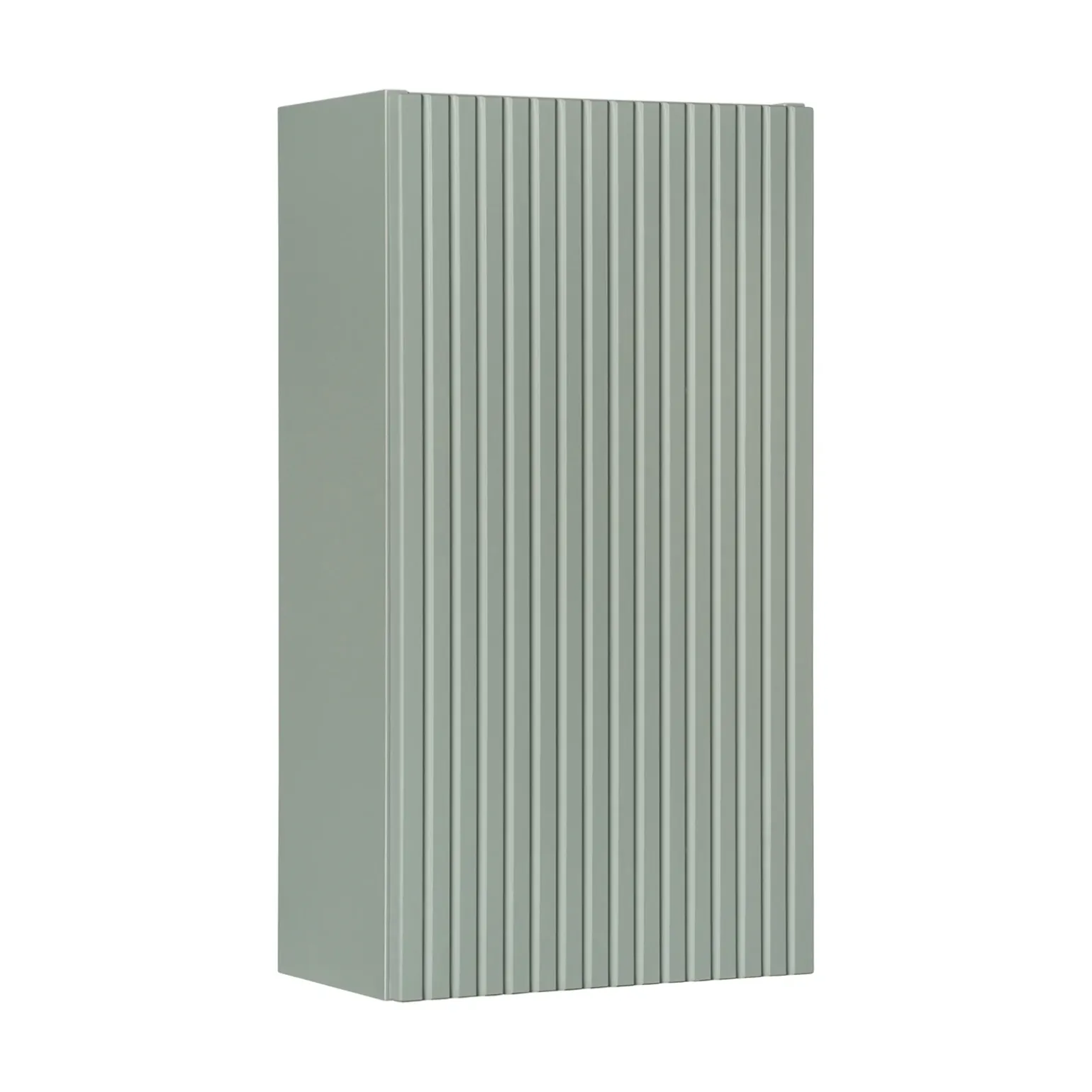 Pensile bagno sospeso 30x57h cm cannettato 1 anta verde salvia Greeny