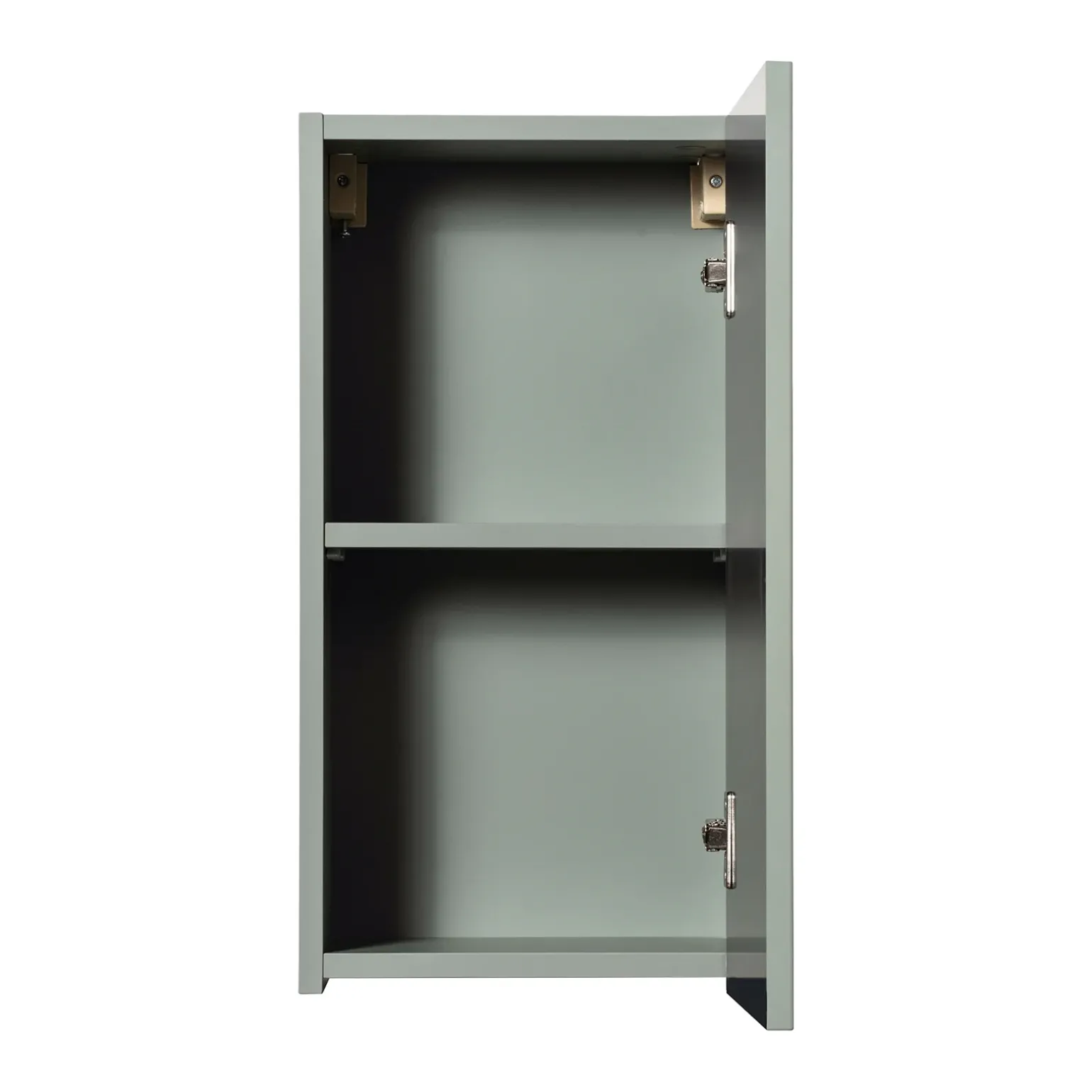 Pensile bagno sospeso 30x57h cm cannettato 1 anta verde salvia Greeny