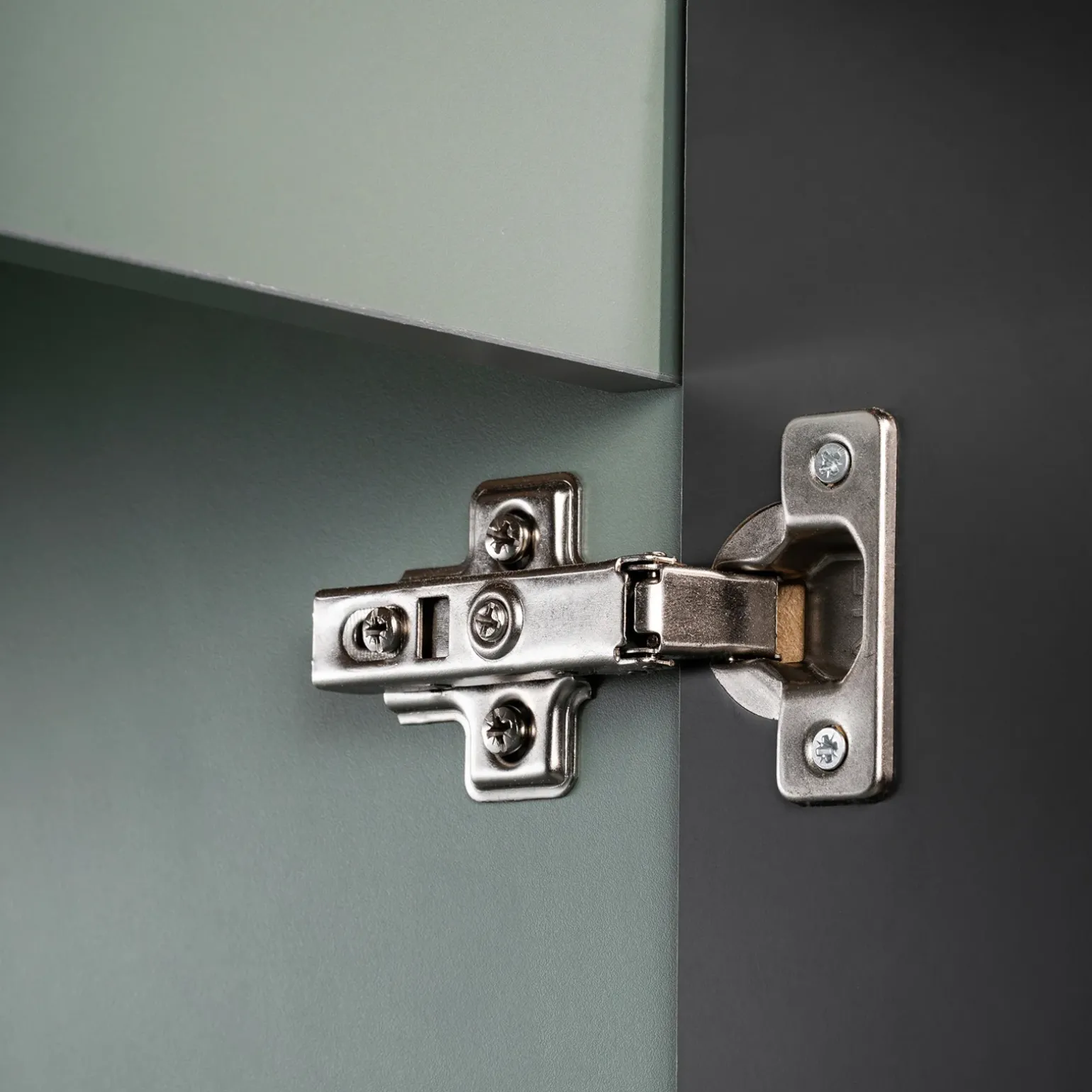 Pensile bagno sospeso 30x57h cm cannettato 1 anta verde salvia Greeny