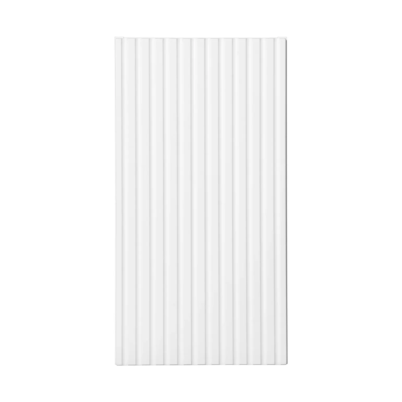Pensile bagno sospeso 30x57h cm cannettato 1 anta bianco Cleany