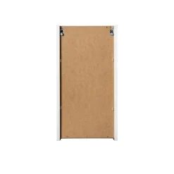 Pensile bagno sospeso 30x57h cm cannettato 1 anta bianco Cleany