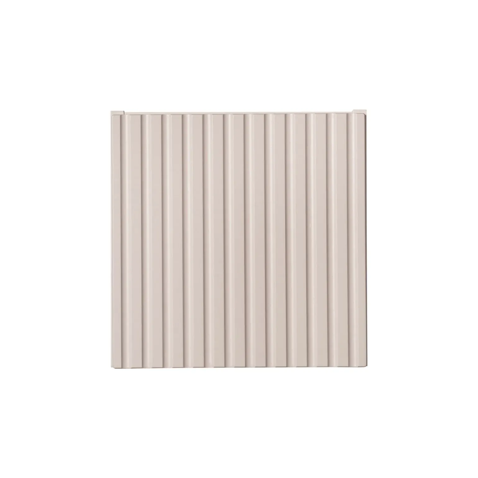 Pensile cubo bagno sospeso 30x30h cm cannettato 1 anta beige Cleany
