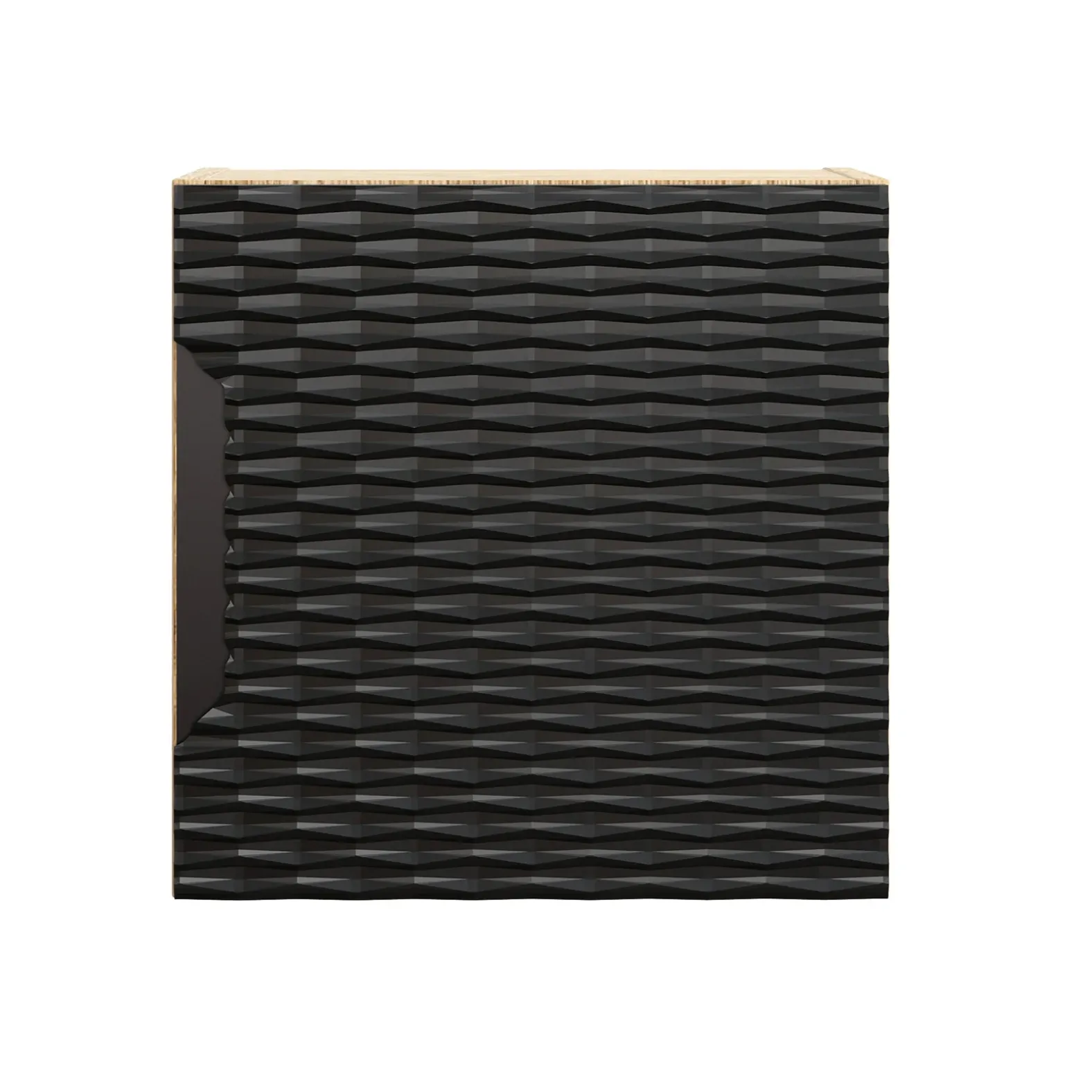 Pensile cubo bagno sospeso 35x35h cm 1 anta nero rovere Swim