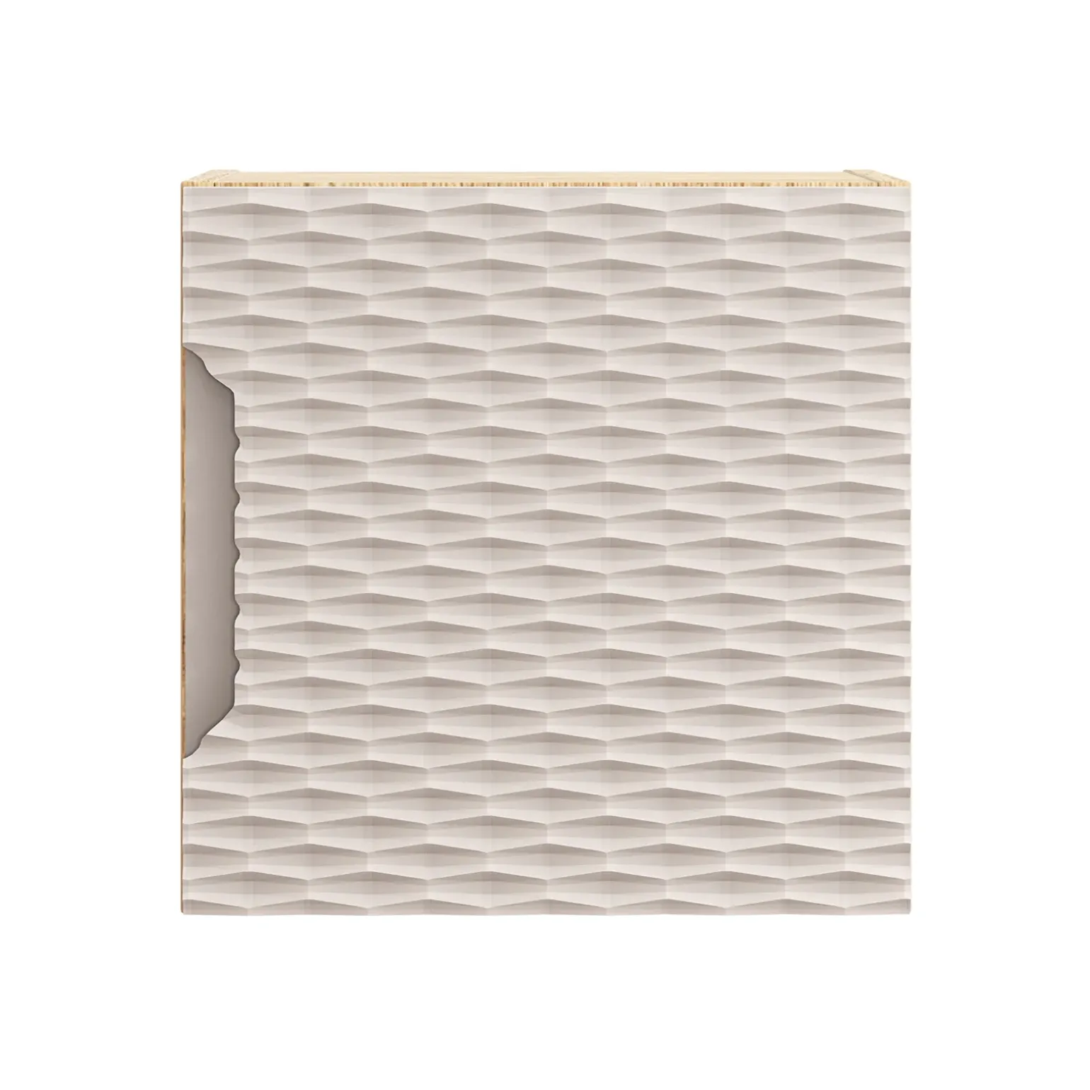 Pensile cubo bagno sospeso 35x35h cm 1 anta beige rovere Swim