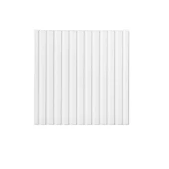 Pensile cubo bagno sospeso 30x30h cm cannettato 1 anta bianco Cleany
