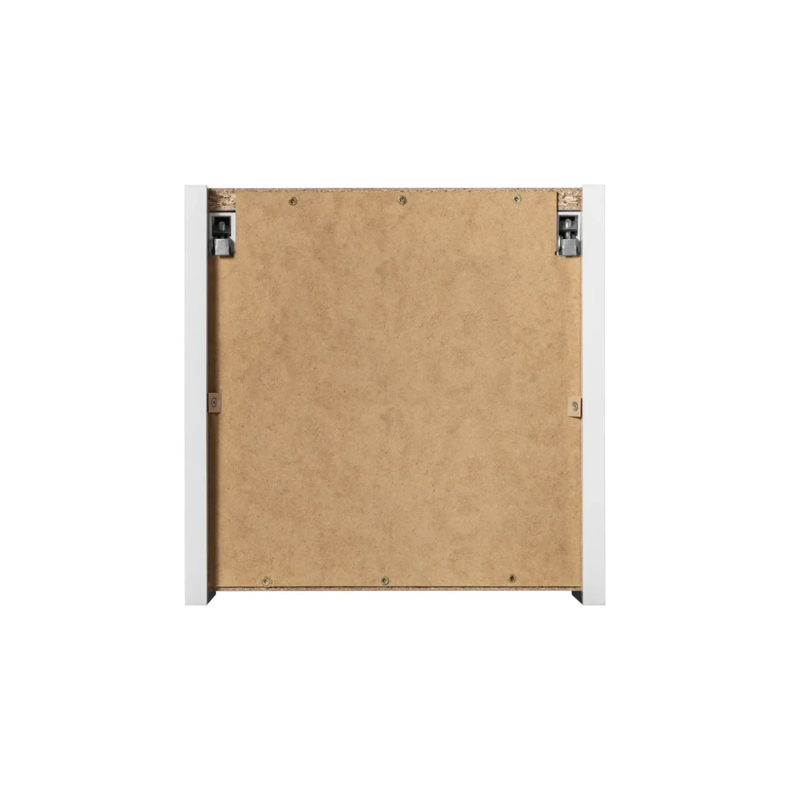 Pensile cubo bagno sospeso 30x30h cm cannettato 1 anta bianco Cleany