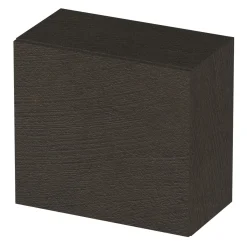 Pensile cubo sospeso bagno 55x50h cm 1 anta reversibile ossido nero Sunset