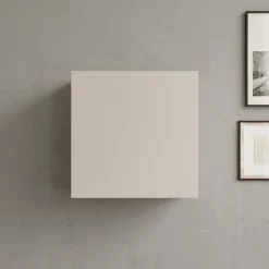 Pensile cubo sospeso 55x50h cm 1 anta reversibile beige Sunset