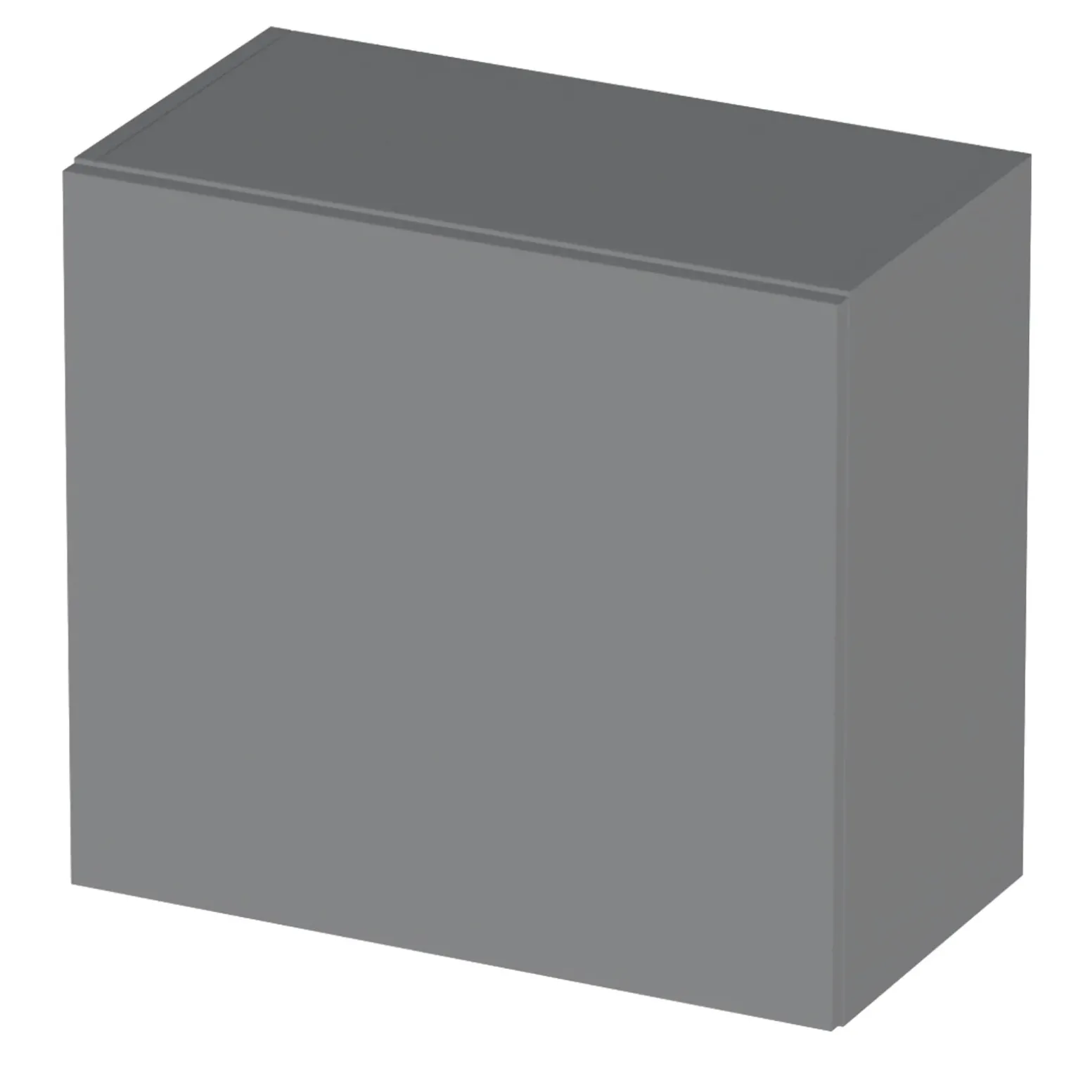 Pensile cubo sospeso 55x50h cm 1 anta reversibile grigio scuro Sunset