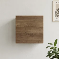 Pensile cubo sospeso 55x50h cm 1 anta reversibile rovere scuro Sunset