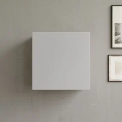 Pensile cubo sospeso 55x50h cm 1 anta reversibile grigio chiaro Sunset