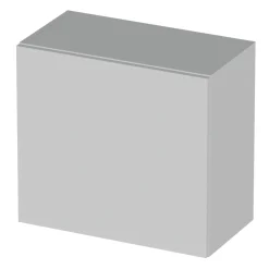 Pensile cubo sospeso 55x50h cm 1 anta reversibile grigio chiaro Sunset