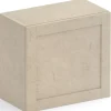 Pensile cubo sospeso 55x50h cm 1 anta reversibile con telaio tortora Sunset
