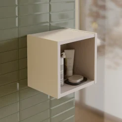 Pensile cubo 27x28h cm beige Corallo