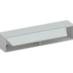 Pensile orizzontale 138x29h cm 1 anta tagliata soggiorno grigio chiaro Sunset