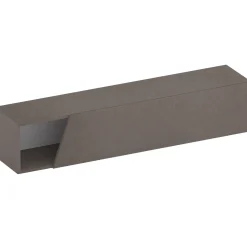Pensile orizzontale 138x29h cm 1 anta tagliata soggiorno marrone scuro Sunset