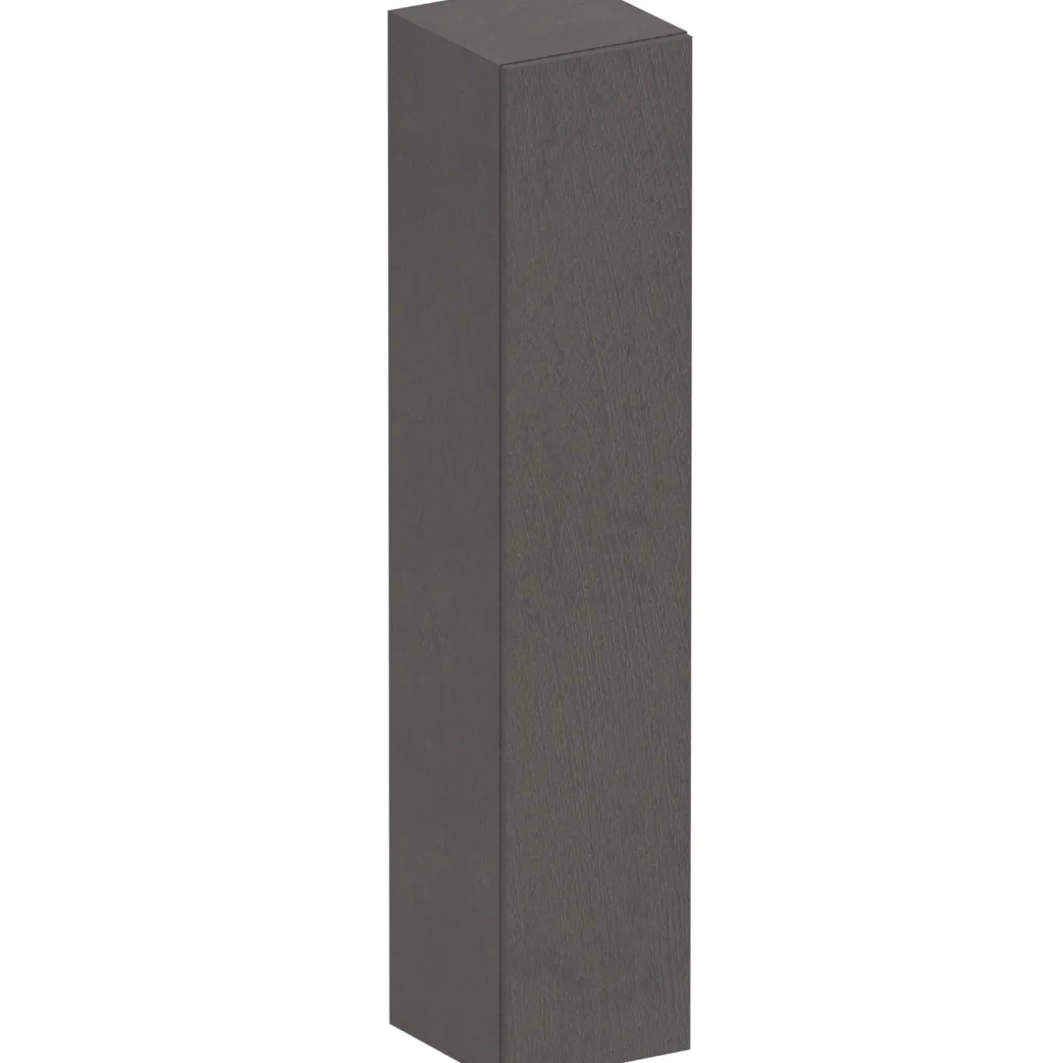 Pensile verticale 29x138h cm 1 anta reversibile moderno ossido nero Sunset