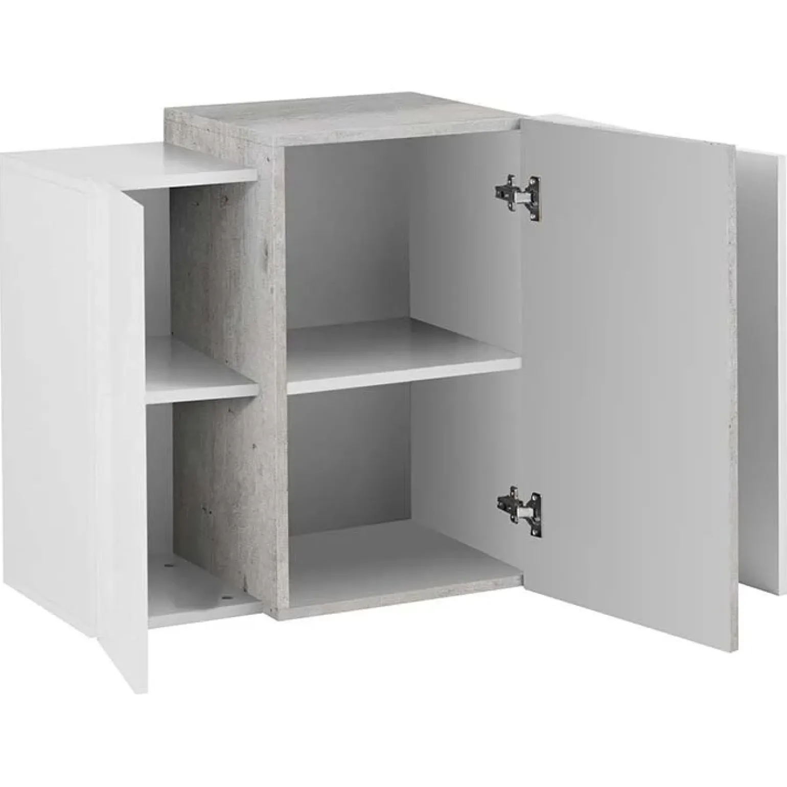 Pensile 90x66h cm moderno salotto bianco ossido Milos Gihome®
