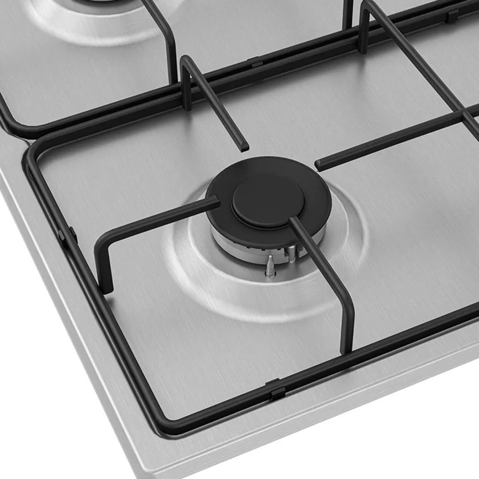 Piano cottura 4 fuochi ad incasso 60cm acciaio inox Beko