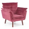 Poltrona design imbottita bordeaux Eugenia Gihome®