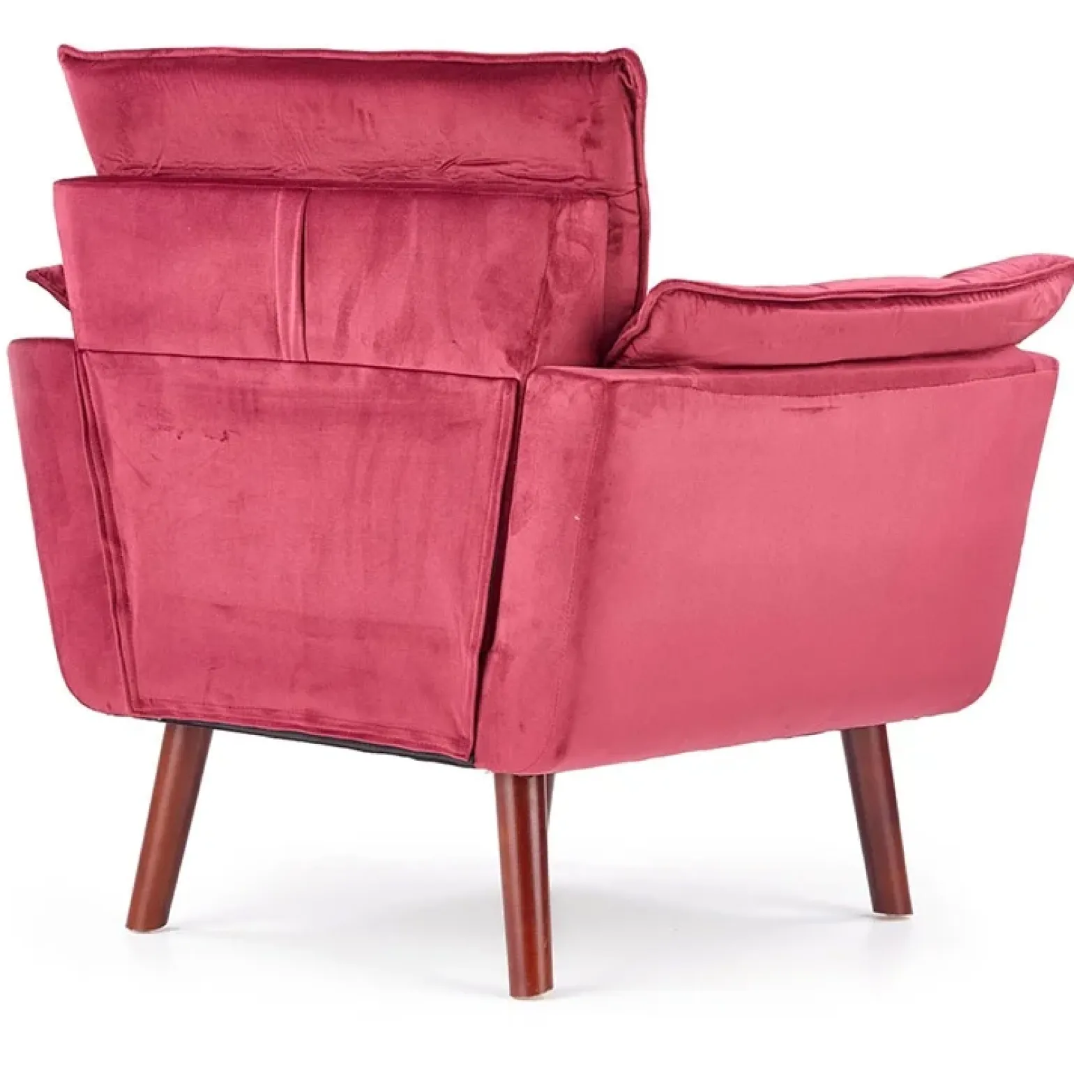 Poltrona design imbottita bordeaux Eugenia Gihome®