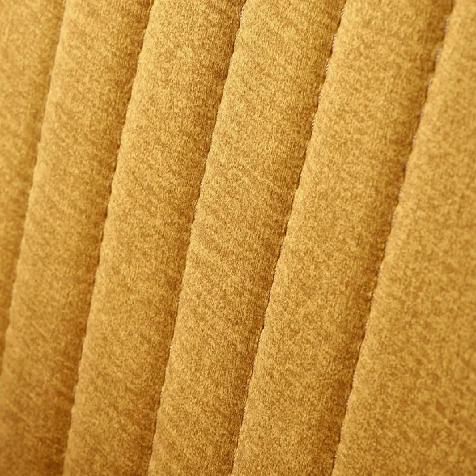 Poltrona design legno velluto giallo senape Lugano