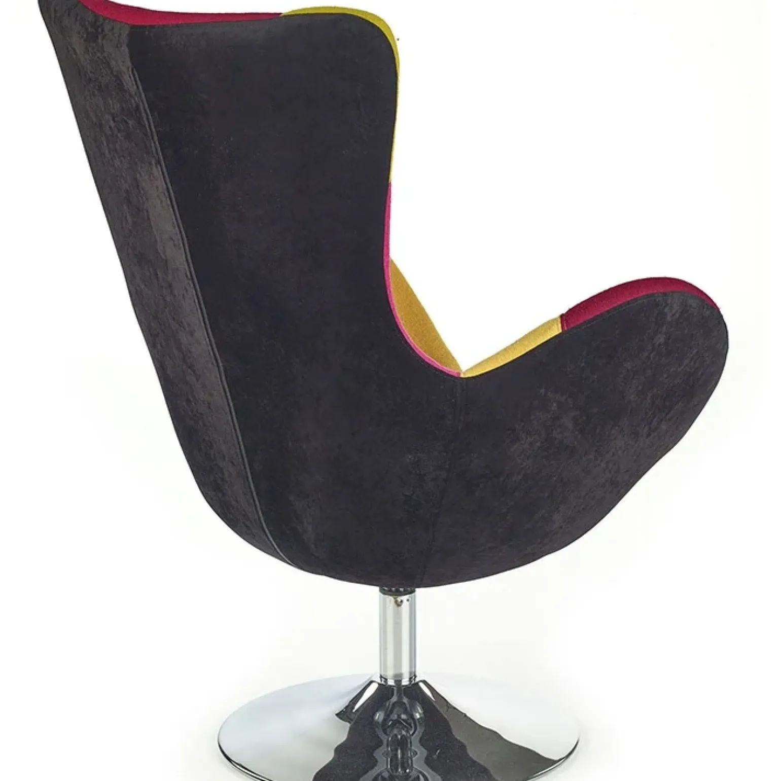 Poltrona relax imbottita in tessuto multicolore Samantha