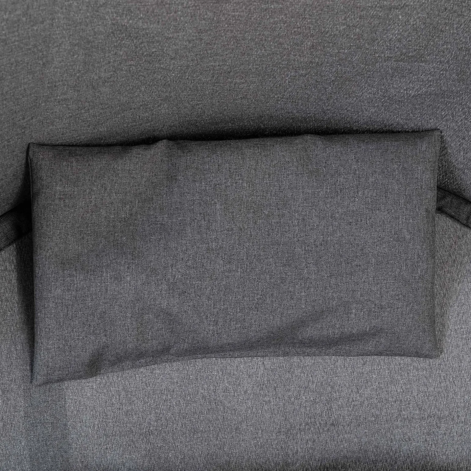 Poltrona sospesa a dondolo da giardino 136x196h cm grigio Flora