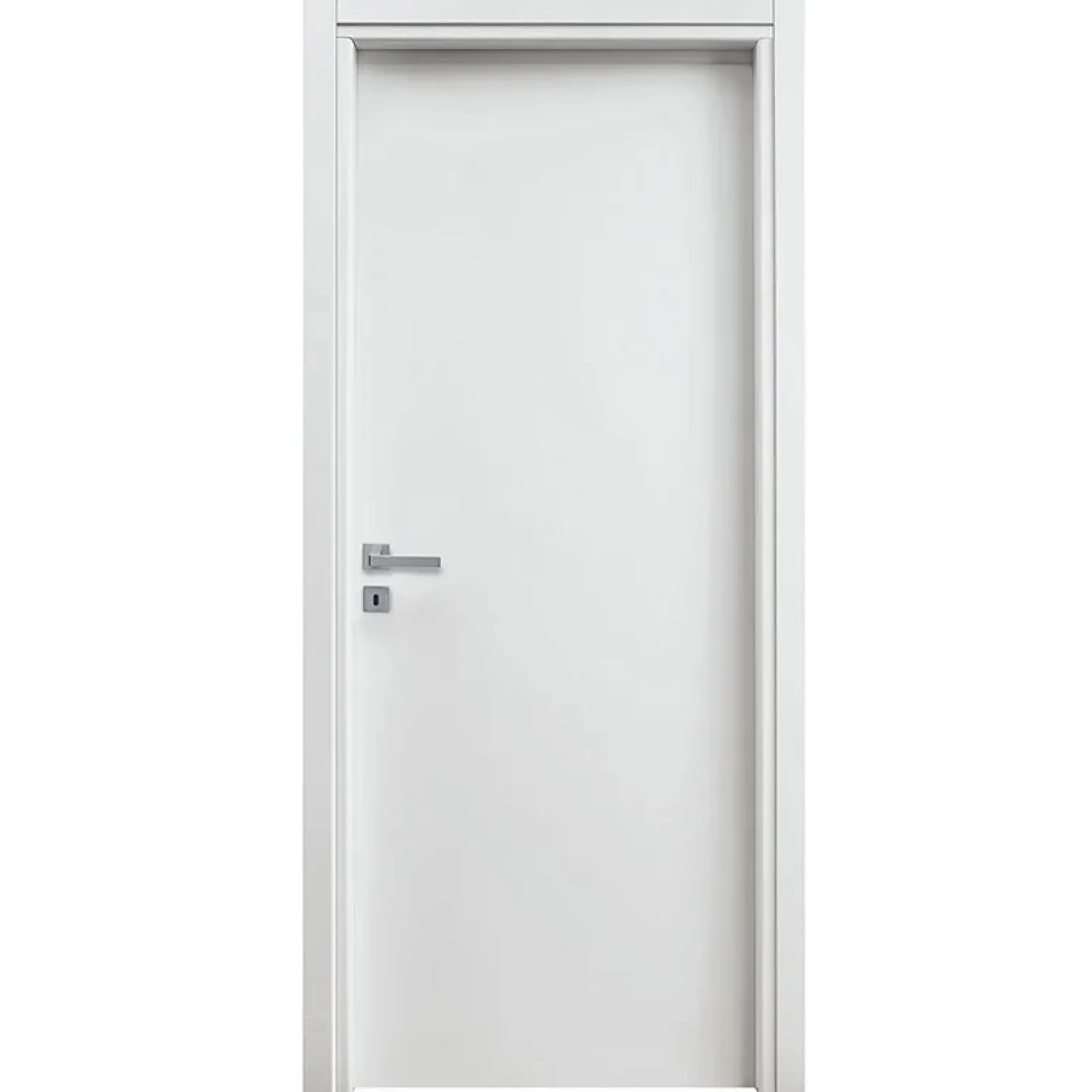 Porta battente reversibile per interni 80x210h cm bianca Niagara