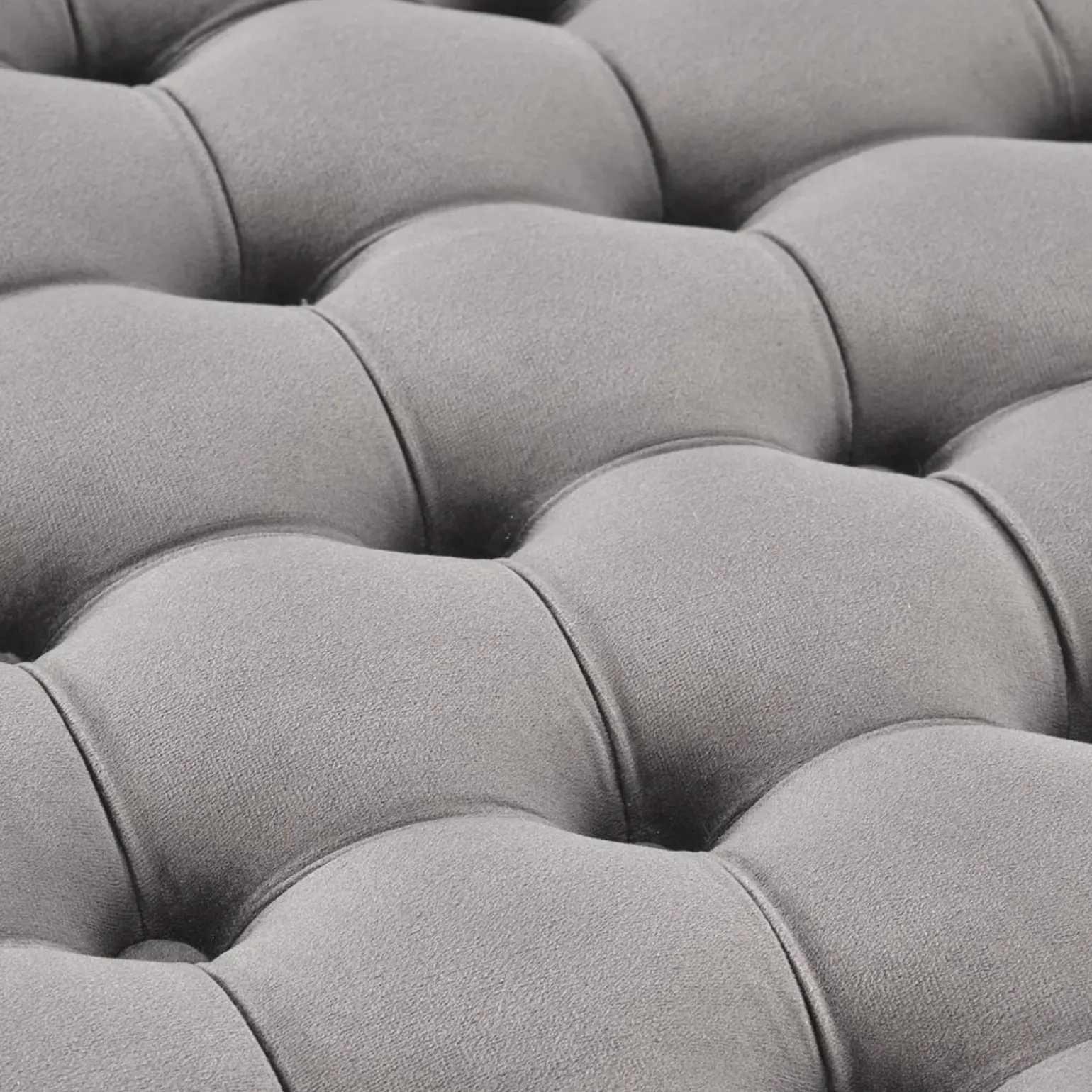 Pouf contenitore moderno grigio Maximilien