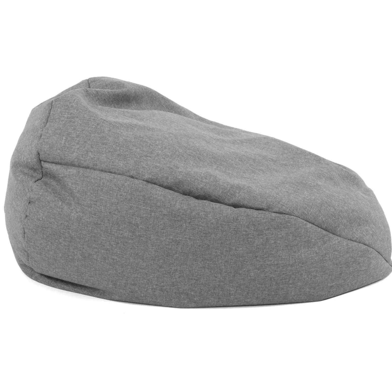 Pouf poltrona sacco in poliestere grigio Silent