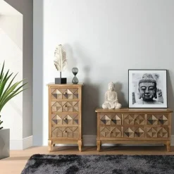 Quadro da parete design con stampa Buddha 50x50cm bianco nero Roia
