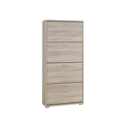 Scarpiera ingresso  69x147h cm 4 ante rovere Lola