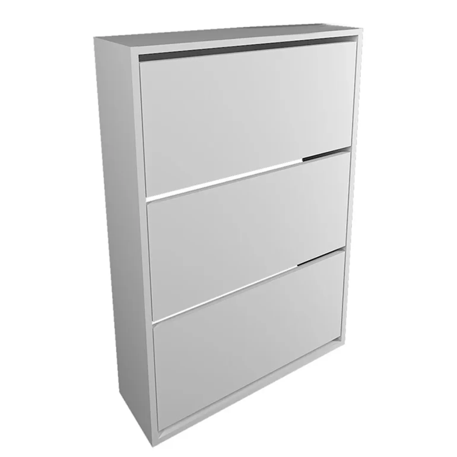 Scarpiera ingresso 74x110h cm moderna bianco Palmaria