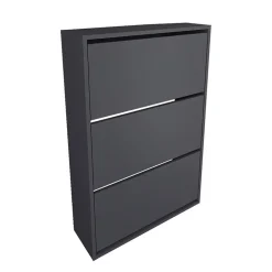Scarpiera ingresso 74x110h cm moderna antracite Palmaria