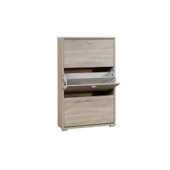 Scarpiera ingresso 69x112h cm 3 ante rovere Lola