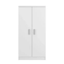 Scarpiera ingresso 55x108h cm 2 ante moderna bianco Easy