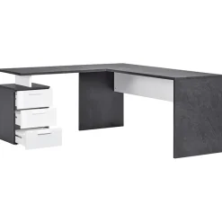 Scrivania ufficio angolare 180x160cm antracite OfficeScape