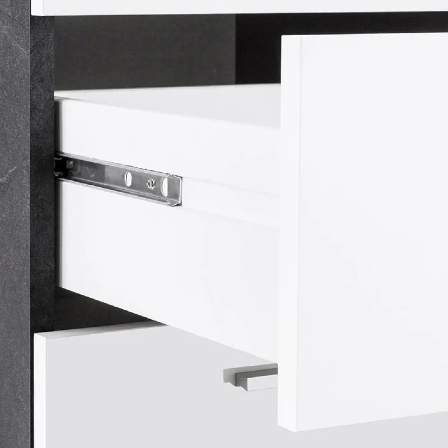 Scrivania ufficio angolare 180x160cm antracite OfficeScape