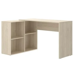 Scrivania ufficio angolare salvaspazio 121x96cm rovere Sunny