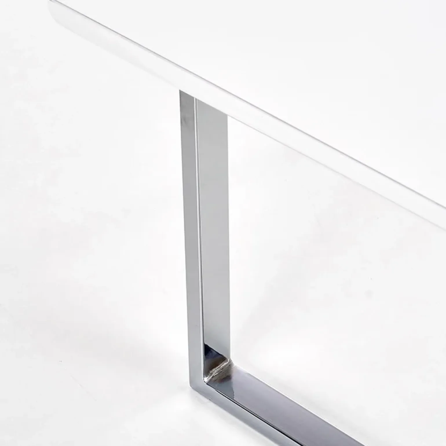 Scrivania ufficio con cassetti 120x76cm bianco laccato lucido Croset
