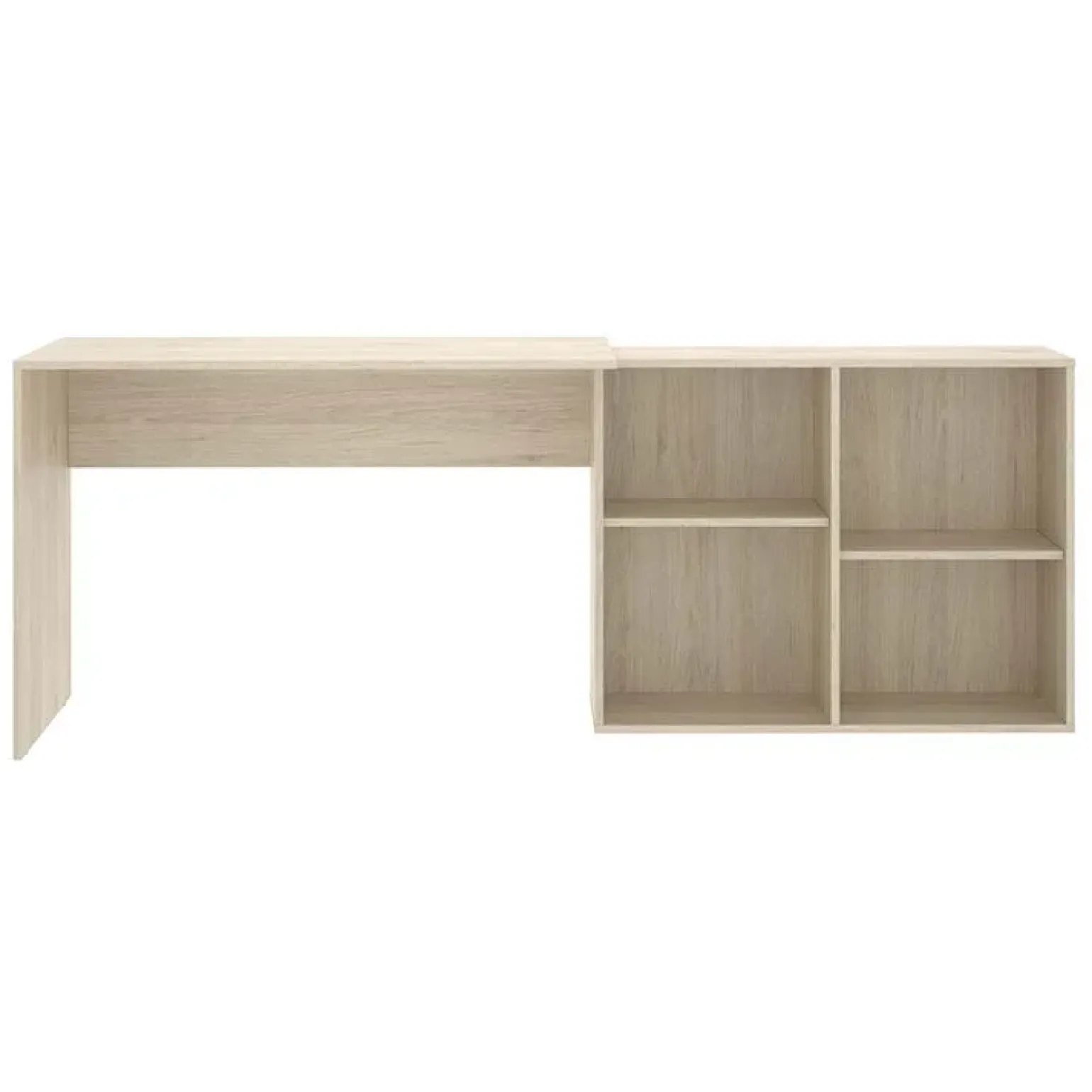 Scrivania ufficio salvaspazio moderna 193x50cm rovere Sunny