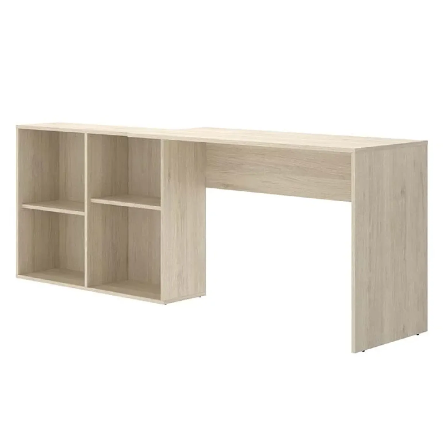 Scrivania ufficio salvaspazio moderna 193x50cm rovere Sunny
