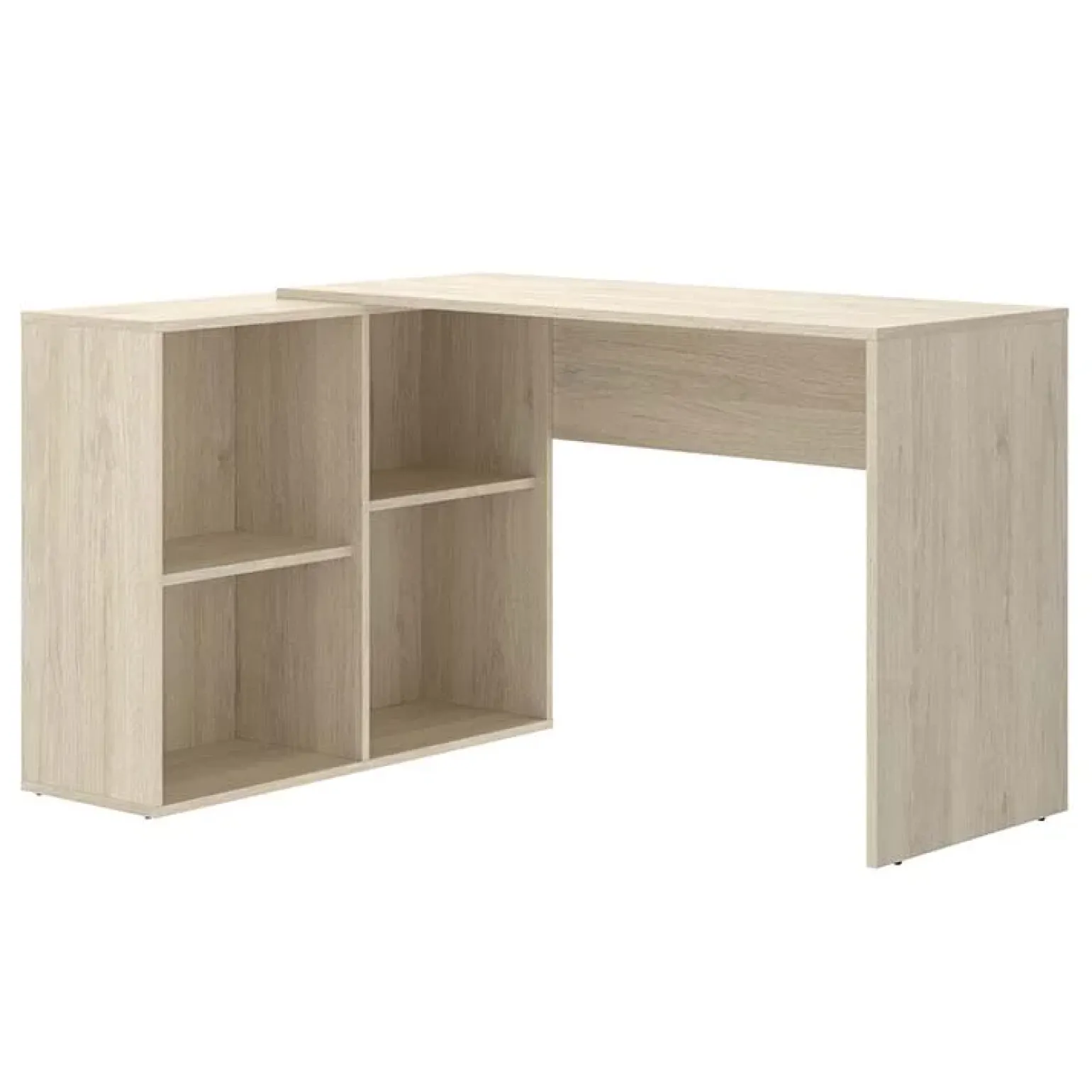 Scrivania ufficio salvaspazio moderna 193x50cm rovere Sunny